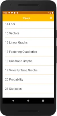 GCSE Mathematics Revision android App screenshot 2